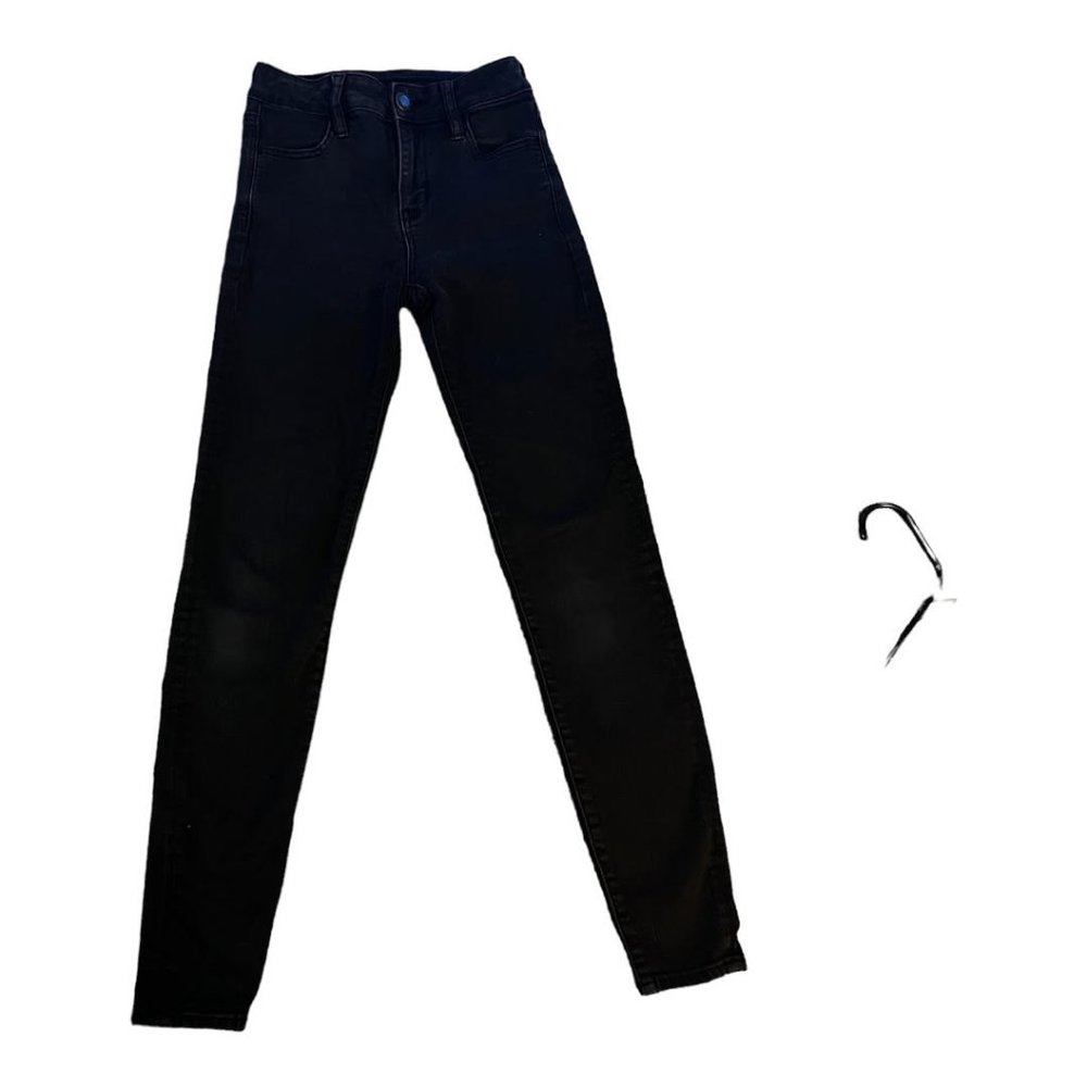 American Eagle US 0 Black Jeans